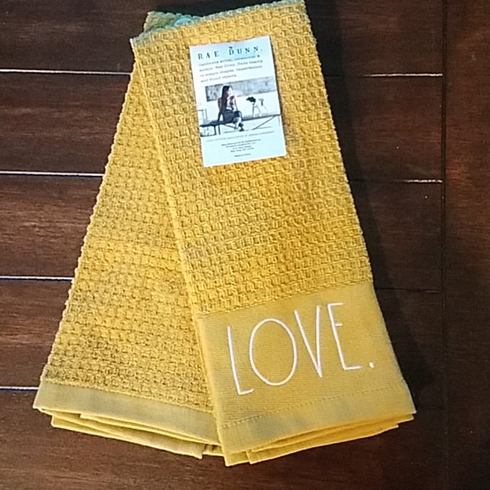 Rae Dunn fall kitchen towels set of 2